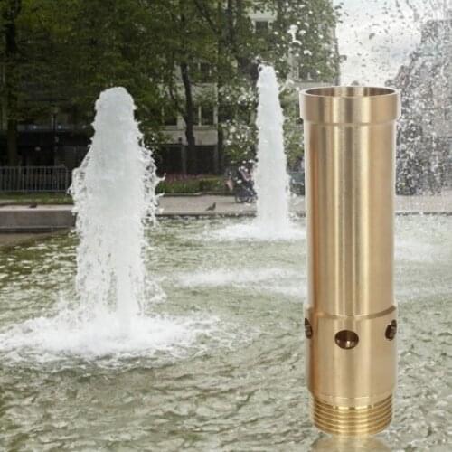 1/2'' 1'' Brass Fountain Nozzle Blossom Water Sprinkler Garden Landscape Water Spray Pond Sprinkler Head Garden Pool Decor