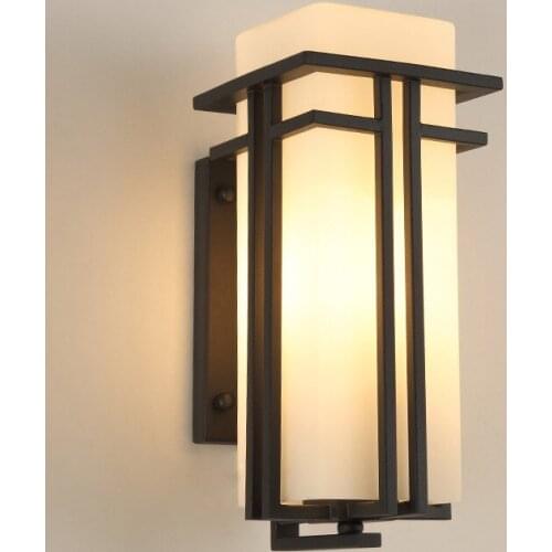 Loft nordice nordic decoration home glass ball mirror light corridor wall lamp dining room bedroom bedside wall lamp