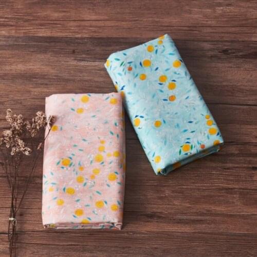 New style Tencel Flax fabric the digital printing tissu High-end one-piece dress clothes tissus