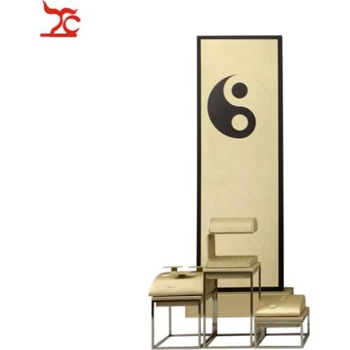 Tai Chi Design Jewelry Display Rack Stand Stainless Steel Jewelry Earring Display Necklace Showcase Jewelry Display Rack Holder