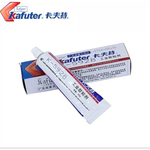 Kafuter 100g K-5928 Silicone sealant for ABS engineering plastic bonding adhesive RTV silicone rubber white