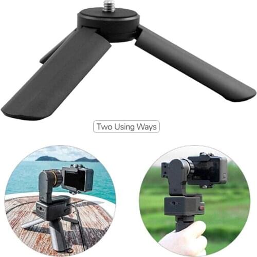 Foldable mini gimbal tripod clamp photography for wg2 g5 g6 spg stabilizer