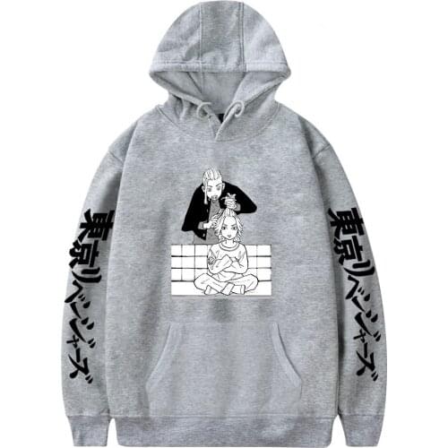 Anime Men Women Hoodies Tokyo Revengers Sweatshirt Cartoon Print Hoodie Harajuku Streetwear Hip Hop Boy girl Clothing