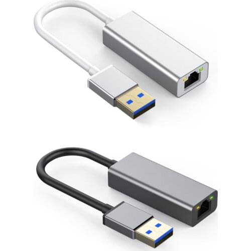 USB Ethernet Adapter USB 3.0 Network Card to USB RJ45 Lan for PC Windows 10 Ethernet USB 10/100/1000 Mbps Ethernet Converter