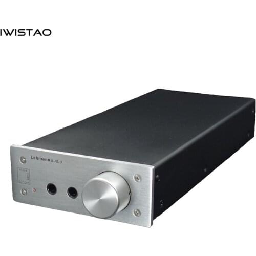 Headphone Amplifier HIFI with Lehmann OPA2134PA High-grade Aluminum Chassis 16-600 ohms