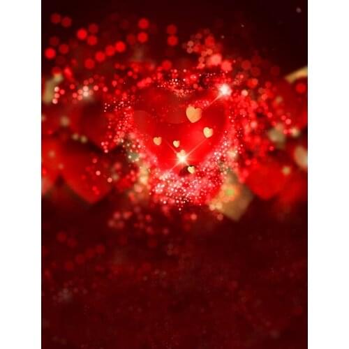 Valentines day background backdrops vinyl newborn twinkling hears photography backdrop for photo studio props Fotografia S-2294