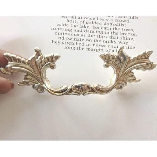 3" Retro distress silver vintage furniture handles 3" antique silver drawer shoe cabinet bedside table dresser door pulls knobs