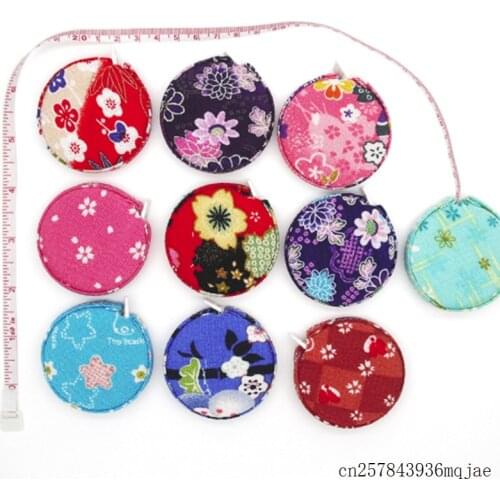 50pcs 150cm Portable Ruler Tape Fabric Covered Tailor Ruler Measure Sewing Tools Accessories