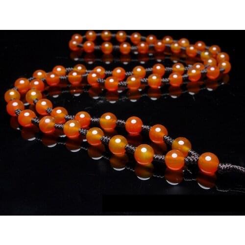 Agate Chalcedony Lanyard hand made Jade Lanyard Gold pendant with rope Sweater chain Jade pendant lanyard necklace bijoux femme