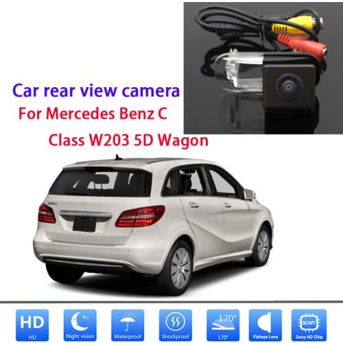 Car Parking ear view camera For Mercedes Benz C Class W203 5D Wagon CCD HD car rear view reversing camera