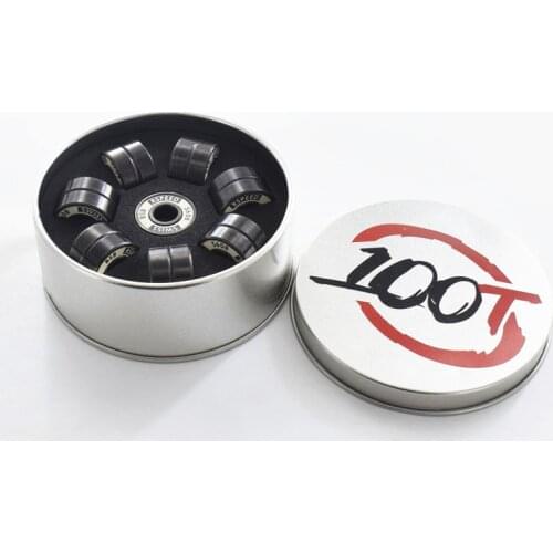 BSB swiss black ceramic bearing for inline speed skates shoes ILQ-11 level Si3N4 race bearing fast spin less resistance smooth