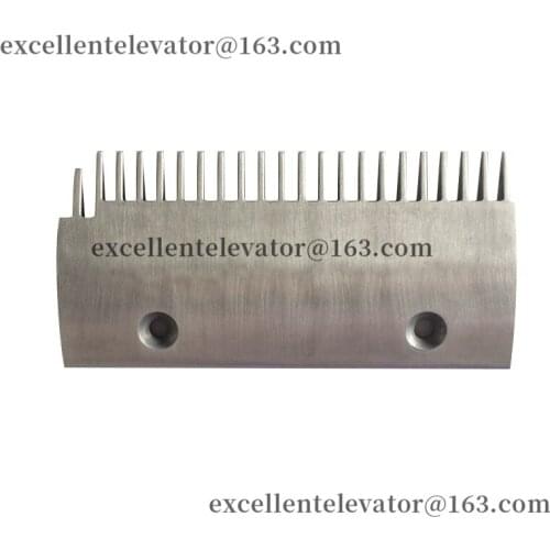 DSA2001616-B 22T Escalator Step Comb L203mm W98mm Hole Space 119mm Use for Sigma 1 Pack=5 Pieces