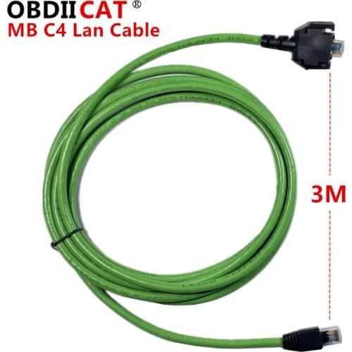 OBDIICAT C4 Lan Cable Diagnostic Cable for Mer-cedes for B-enz Diagnostic Tool Diagnostics System Diagnosis Multiplexer