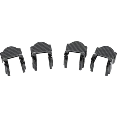 Door Limiting Stopper Swing Door Check Limiter for 2018-2020 Jeep Wrangler JL & Gladiator JT 2/4 Door, ABS Carbon Fiber