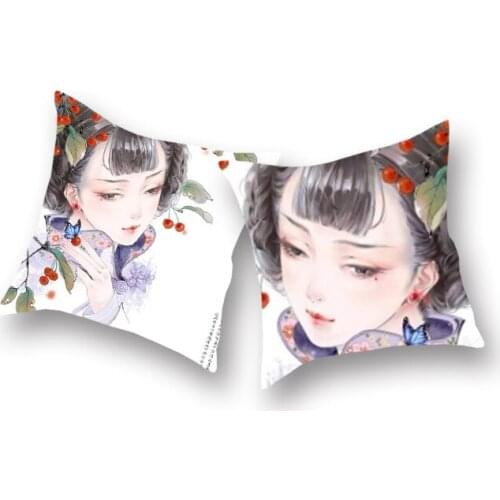 Manufacture Plain Dye Sublimation Polyester Cushion Decorative Pillow Case Custom Printing Cushion
