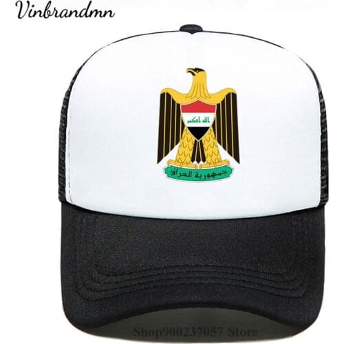 Republic of Iraq Iraqi Baseball Caps fashion hat nation team 100% cotton baseball hats men women sport visor sun hat country IRQ