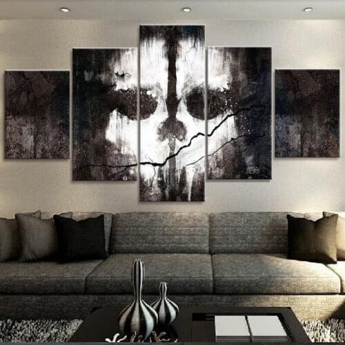 Diy Diamond Painting 5 Pieces Terror skull Full Diamond Embroidery sale Kit Pictures Rhinestone paint by number HalloweenZP-2071