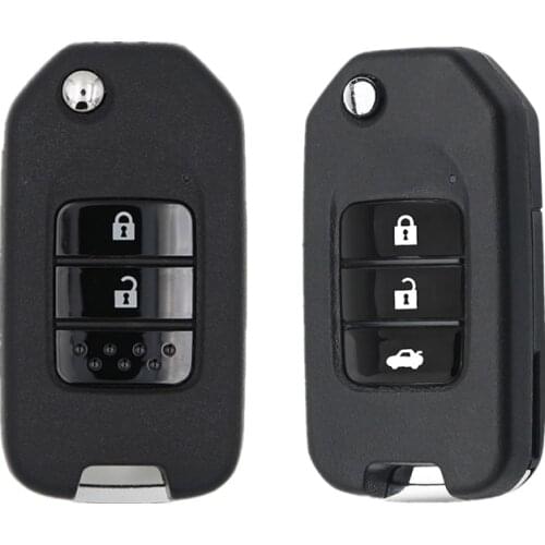 For Honda JAZZ FIT CRV XRV HRV Vezel Civic Accord CITY Car Flip Folding Remote Key 433Mhz with ID47 Chip Smart Remote Key