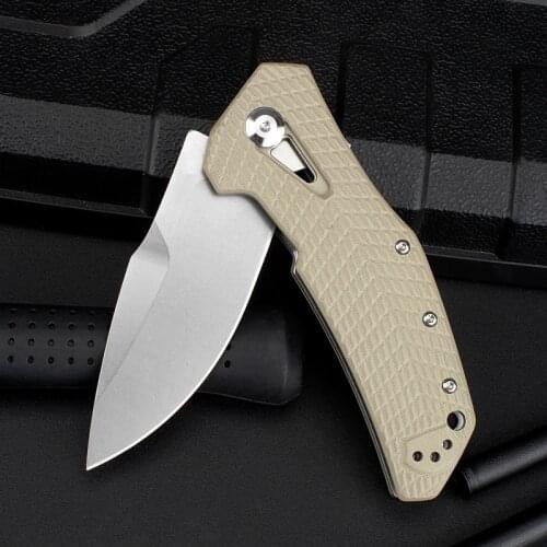Folding knife G10 knife folding knife high-hardness outdoor knife camping self-defense military knife tactical knife