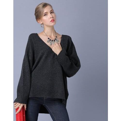 Spring Autumn Sweaters Women New Sex V Neck Long Sleeve Pullovers Knitted Casual Sweater Female Warm Tops LX1828