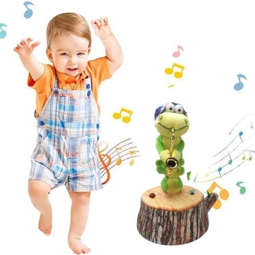 Dancing Cactus Plush Toy Electric Cute Caterpillar Sunflower doll plush toy Comforts Children Kids Sleeping Animal Plush doll