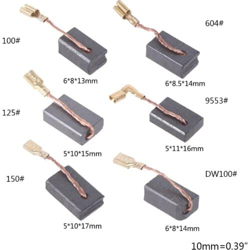 Carbon Brush of Angle Muller High Carbon Steel for Various of Power Tools and Electromotor Chop saw Blower