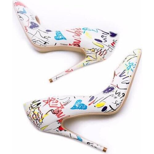 2019 Women Shoes Pointed Toe Ladies Pumps Patent Leather High Heels 11.5CM Shoes Party Wedding Shoes Pumps Blue Zapatos Mujer