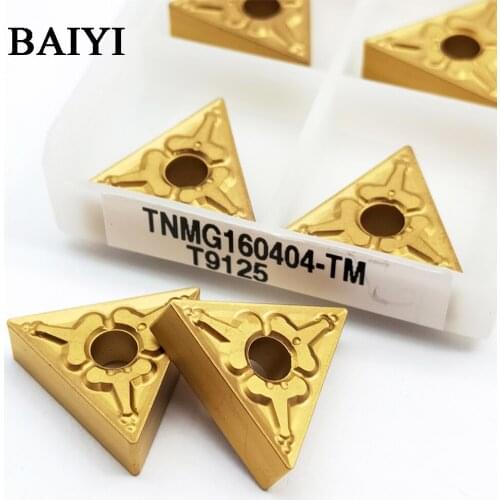 10pcs high quality TNMG160404-TM T9125 cnc carbide inserts turning blade TNMG160404