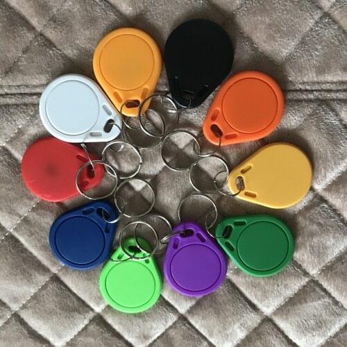 1000PCS 13.5MHZ CUID Changeable MF S50 1K IC Keys Keyfobs Token Tags S50 NFC Clone Copy Back door Rewritable Blank Magic Card