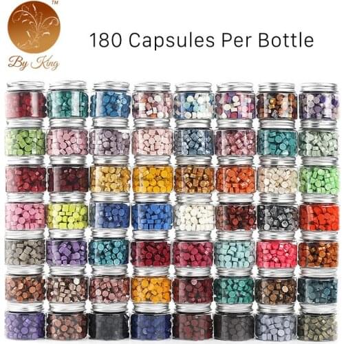 180pcs Sealing Wax box Set Beads for Envelope Wedding Sealing Wax Retro Wax Seal Seal Beans Decoration Craft Kits