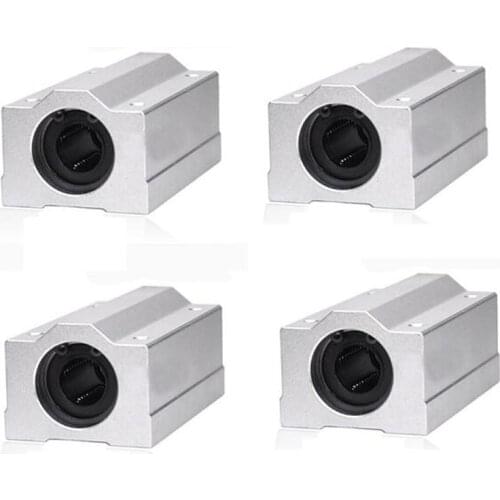 4PCS SCS6UU SCS8UU SCS10UU SCS12UU SCS13UU SCS16UU SCS20UU Linear Ball Bearing Block CNC Router