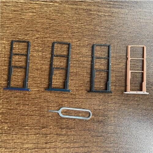 Sim Card Tray Socket Slot Reader Adapter For HuaWei Y5 2019 AMN-LX9 LX1 LX2 LX3 Micro SD Card Holder Connector Container