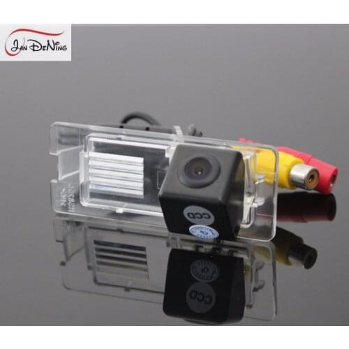 JanDeNingHD CCD Car Rear View Parking/Backup Reverse Camera/Waterproof License Plate Light OEM For Renault Megane 2 II 2002-2008