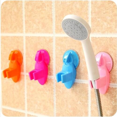Bathroom Strong Attachable Shower Head Holder Movable Bracket Powerful Suction Shower Seat Chuck Holder Suction Cup
