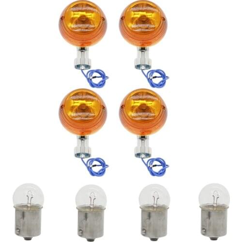 For HONDA PASSPORT C50 C65 C70 C90 JH70 70cc Motorcycle Turn Signal light WINKER indicator Vintage Round Lamp light Bulb Flasher