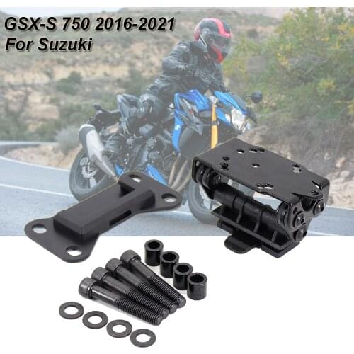 For Suzuki GSX-S 750 2016 2017 2018 2019 2020 2021 Motorcycle Black Mobile Phone Holder GPS Stand Bracket GSX-S750