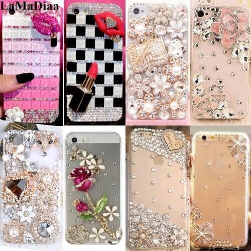 Phone Case For Huawei P8 P9 P10 P20 P30 P40 Lite Pro Mate 10 20 30 Lite Pro Rhinestone Soft TPU Case Bling Diamond cover Case