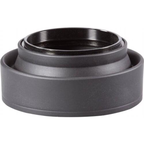 FULL-52MM 3-IN-1 Lens Hood Lens for Canon EOS; Nikon, Pentax, Sony, Sigma and other Camera Lenses with Filter Size 52MM