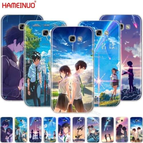 HAMEINUO Your Name Anime Coque cell phone case cover for Samsung Galaxy A3 A310 A5 A510 A7 A8 A9 2016 2017