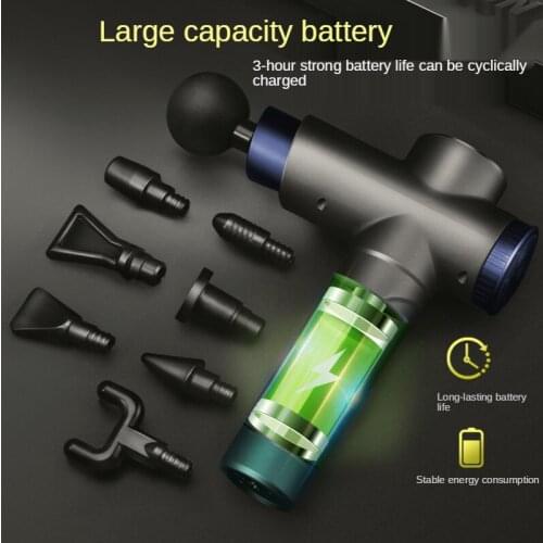 Muscle Massage Gun Dome Fascia Gun Fitness Electric Impact Gun Muscle Relaxer Massager Relaxer Gun Fitness Trainer Belt