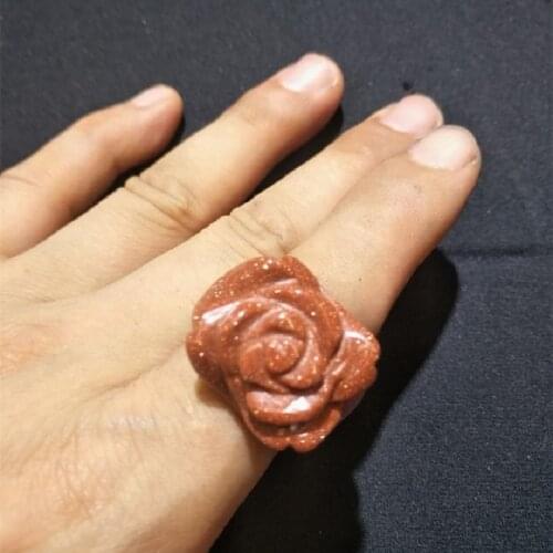 1PC Nature Gemstone Mens Rings Inner Hole 20MM Diameter Natural Colors DIY Jewelry For Wedding Or Party Wearring Free Shippings