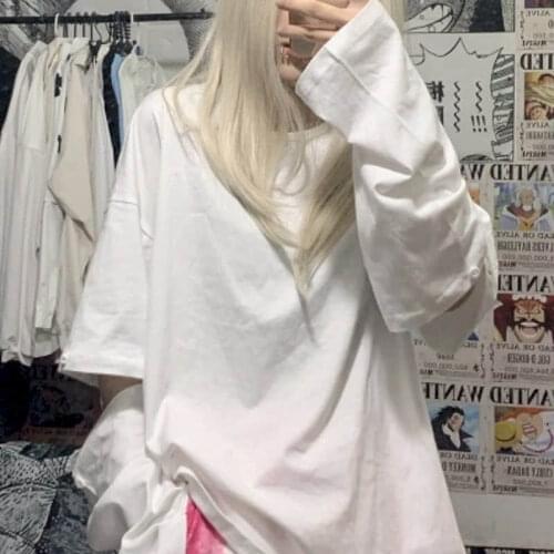 2021 New Long-sleeved Female Students Korean Version Of Loose Detachable Sleeves Solid Color Wild T-shirt Top Tide Autumn
