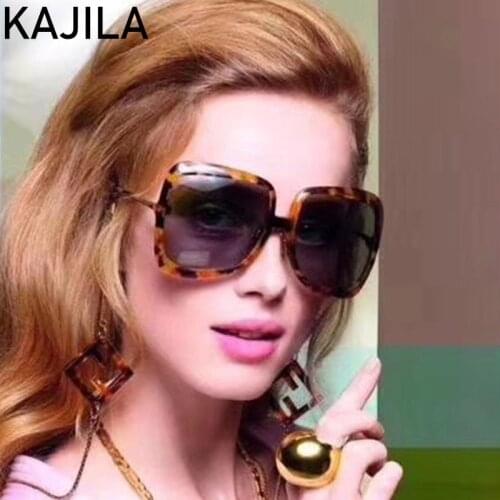 Oversized Square Sunglasses Women Big Frame 2020 Vintage Brand Designer Sun Glasses For Woman Shades Lunettes De Soleil