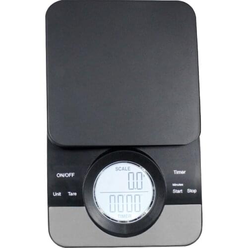 Portable USB Electronic Digital Kitchen Scale Multifunction Drip Coffee Scale With Timer Kitchen Measuring Tools