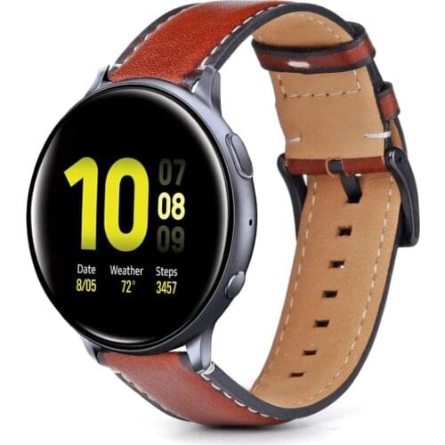 For huawei watch gt 2e gt2 strap samsung galaxy watch 46mm Gear S3 Frontier classic correa 22mm watch band lether bracelet