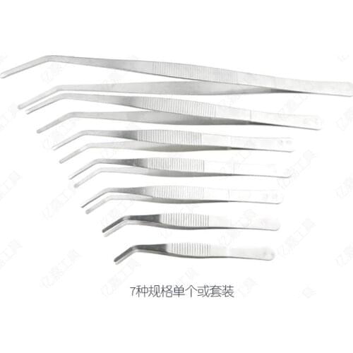 Thickening, lengthening and antiskid Stainless steel elbow tweezers Sundries clip Water grass maintenance tools NO,C0303