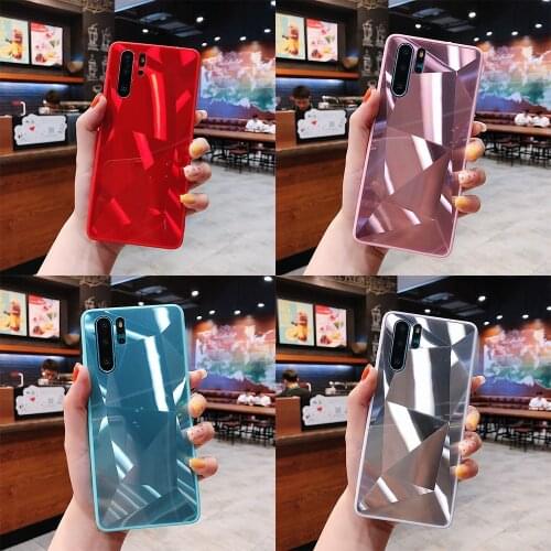 Crystal Diamond Mirror Case For Huawei P40 Lite P30 Pro PSmart Plus Z Y5 Y6 Y7 Y9 Prime 2019 Honor 10i 10 20 Lite 20S Soft Cover