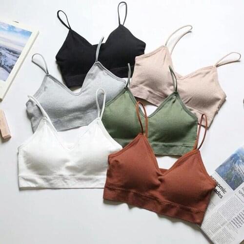 Women Sports Bra Running Tops Fitness Stretch Sports Top Wire Free Cotton Sportswear Gym underwear