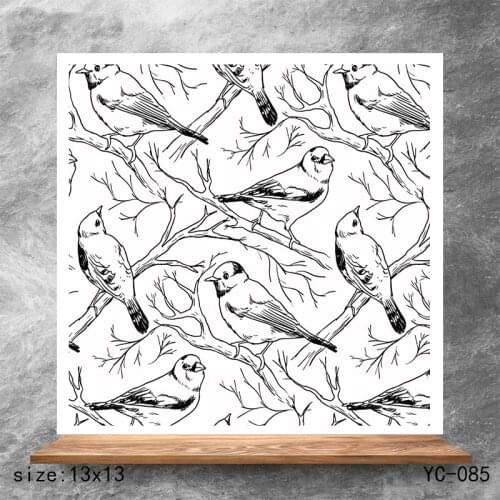 ZhuoAng Dove Clear Stamps/Silicone Transparent Seals for DIY scrapbooking photo album Clear Stamps