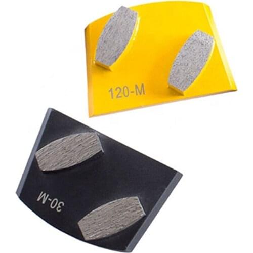 CT82 Two Types Lavina Grinding Bars Rough Floor Grinding Pads Easy Lock Lavina Tools Metal Grinding Diamonds for Concrete 12PCS